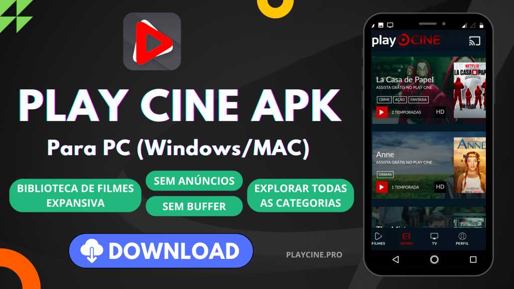 Play Cine para Computador