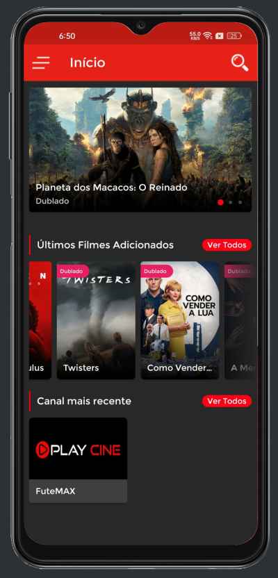 PlayCine APK Capturas de tela 3